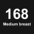168 Medium Breast 